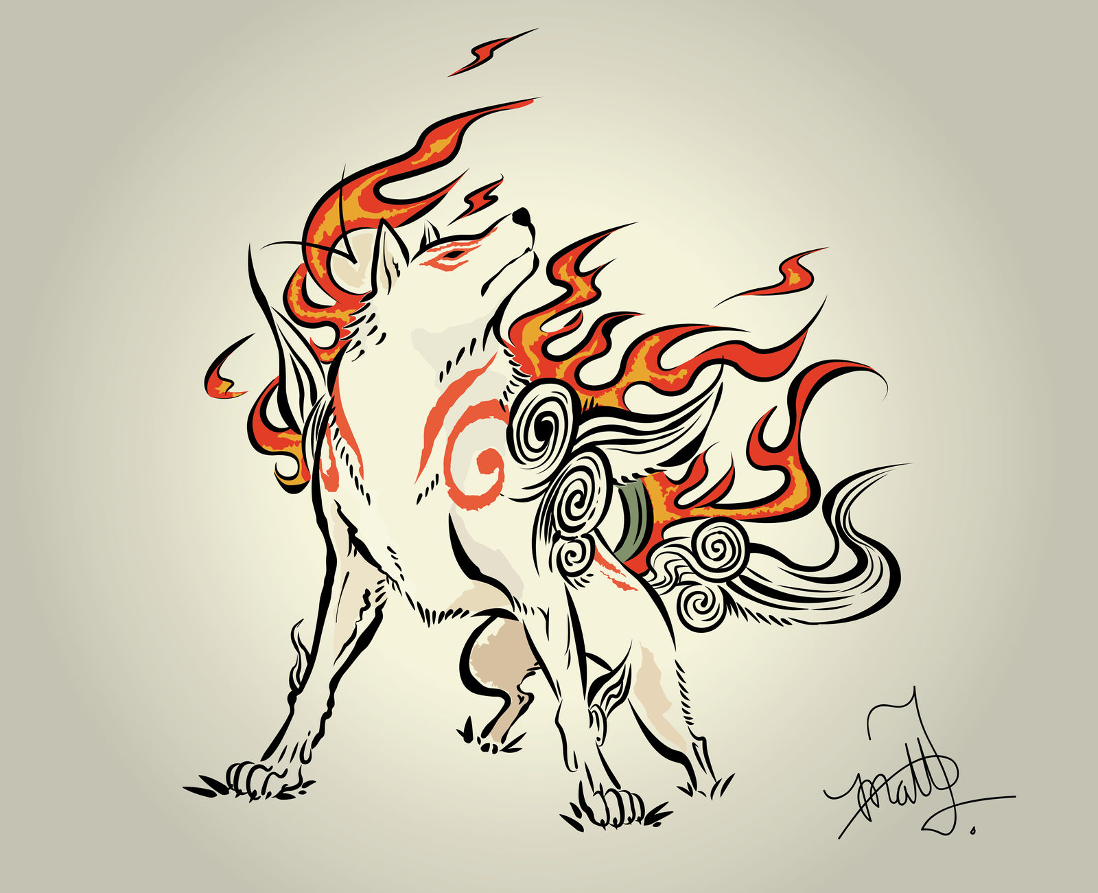 Okami Vector Art