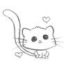 kawaii kitty loves you