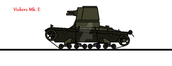 Vickers Edrawing Vickers Mk. E by thesketchydude13 on DeviantArt