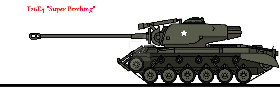 T26E4 Super Pershing by thesketchydude13 on DeviantArt