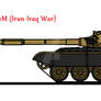 Iraqi T-72M (Iran-Iraq War)