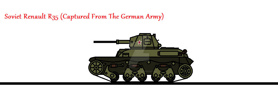 Soviet Renault R35 (Captured From The German Army) by thesketchydude13 ...