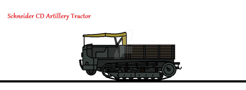 Schneider CD Artillery Tractor