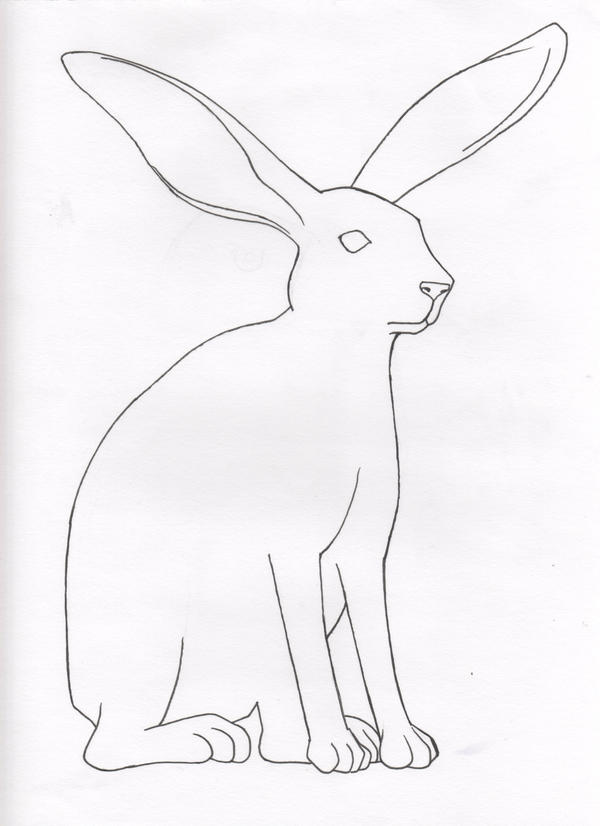 Coloring Book 01: Jack Rabbit by KouriOokami on DeviantArt