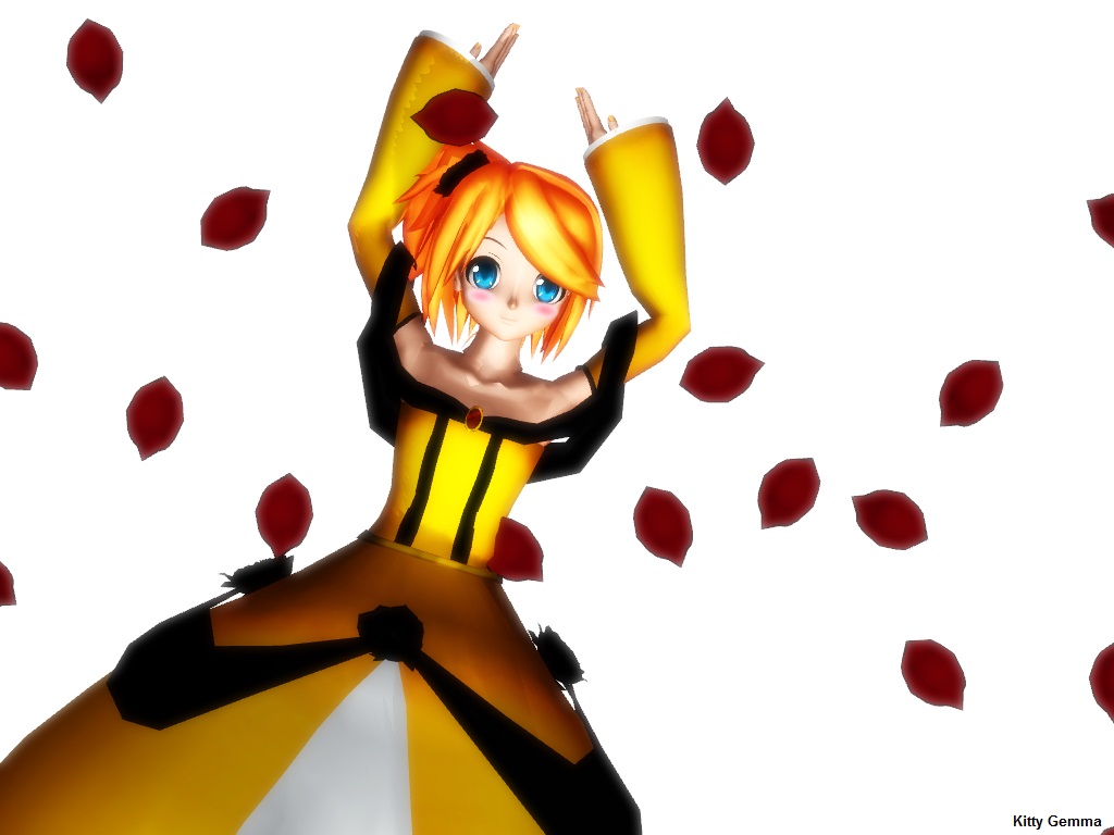 MMD- Kagamine Rin by MsKittyGemma on DeviantArt