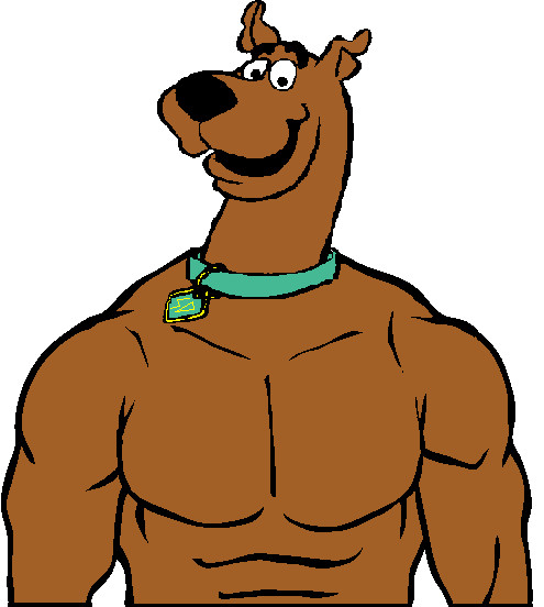 scooby doo muscle