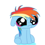 crying rainbow dash