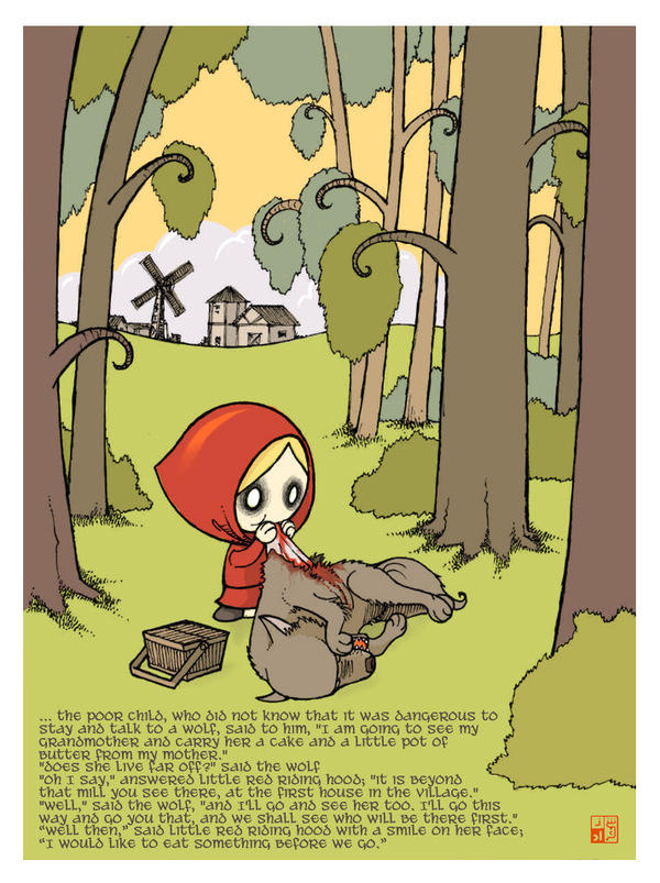 Little red riding hood by Sheharzad-Arshad