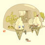 Icecream eating