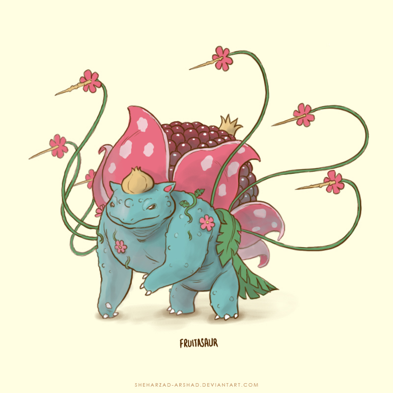 Shiny Bulbasaur Evolution Chain by Suicune245 on DeviantArt