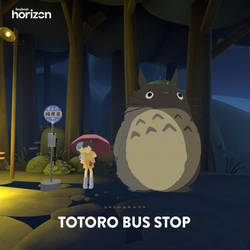 Totoro bus stop - horizon vr world