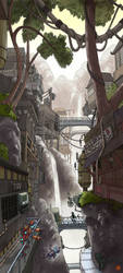 Waterfall city - finished by Sheharzad-Arshad