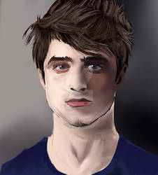 Portrait of Daniel Radcliff by de-twilight