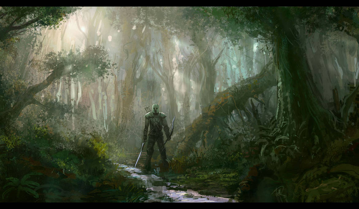 Пленник природы. Воин в лесу. Рыцарь леса. Рыцарь в лесу. Через лес арт.