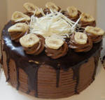 Chocolate Banana Devils Cake by KimmyCakes