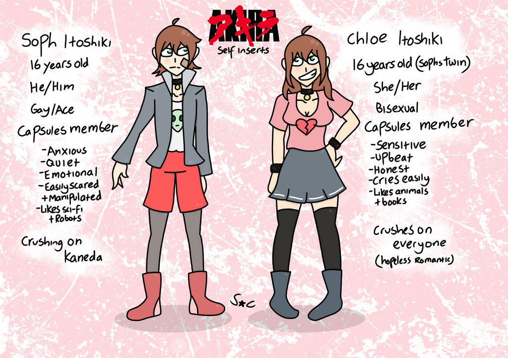 Self Insert Object Akira self insert OCs: Soph and Chloe by Mixed-weirdo on DeviantArt