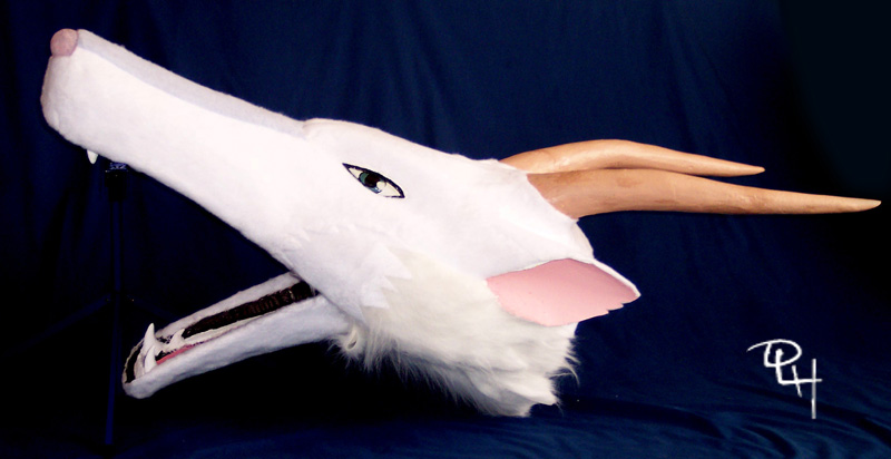 Haku costume head