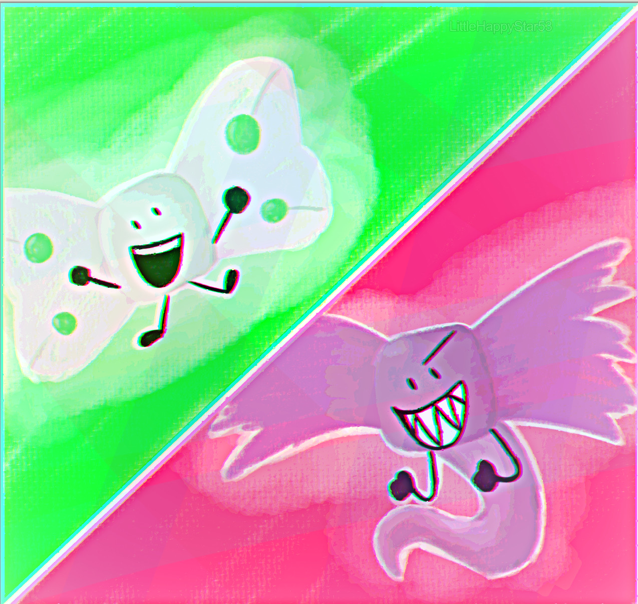 Bow and Bot - Inanimate Insanity by LittleHappyStar53 on DeviantArt