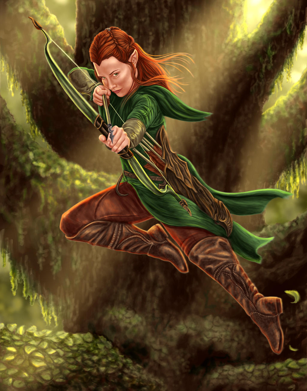 Tauriel by dragynsart