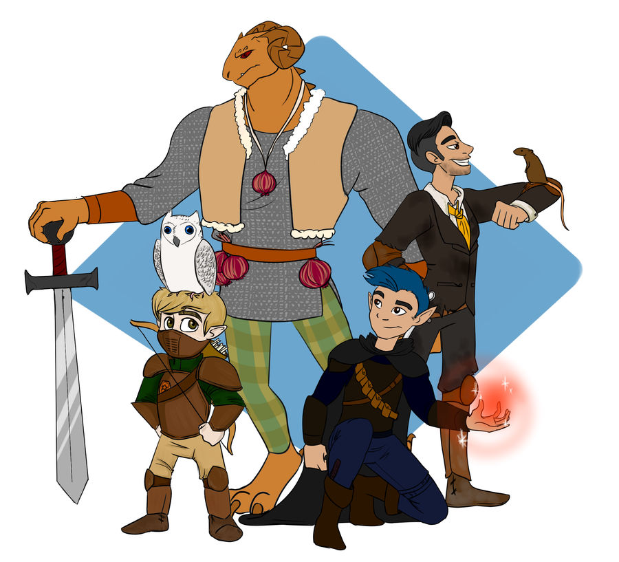 Dungeon's and Dipshits by RubyDawnHunter