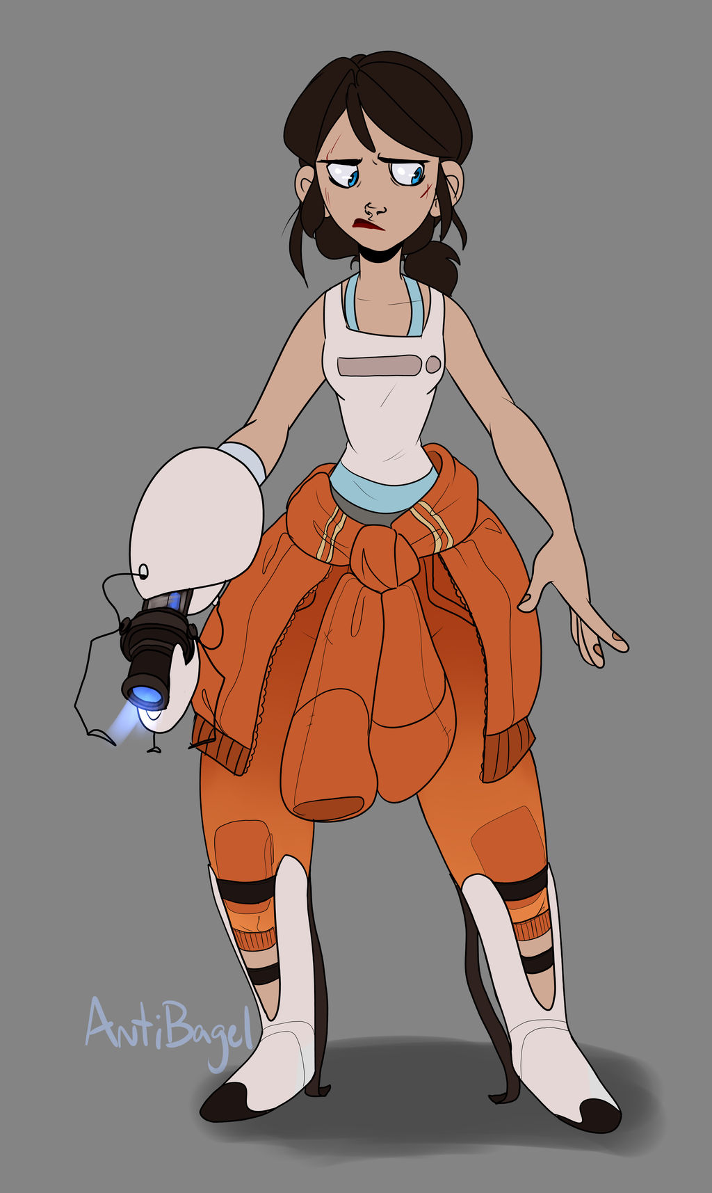 Chell by sketchbagel on DeviantArt