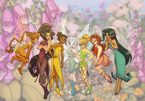 Pixie Hollow's Fairies