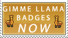 Llama Badges by Faroreswind159
