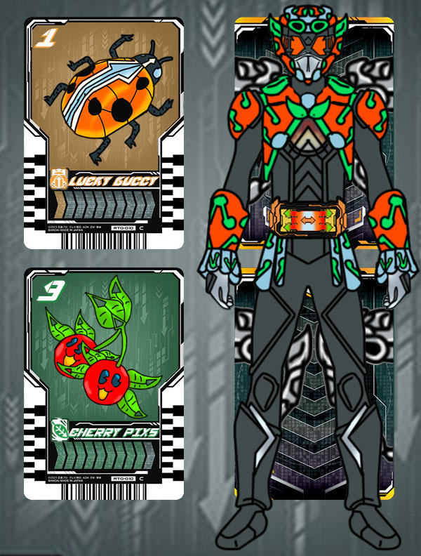 Cherry Rider kamen rider gotchard Cherry ladybug by stitcherjack on DeviantArt