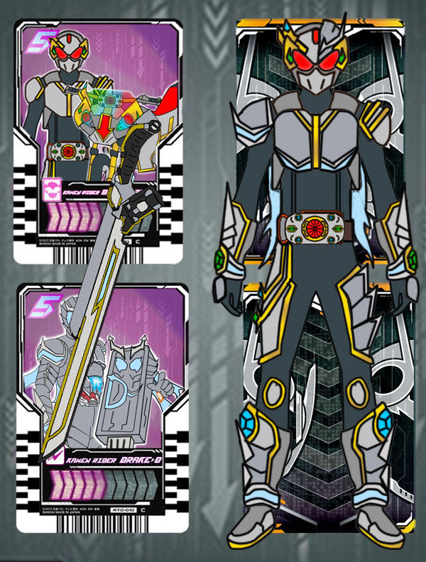 kamen rider Dazzle Rust Drake-o by stitcherjack on DeviantArt