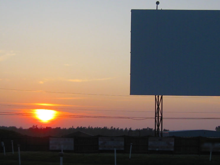 Sunset at the Drive In