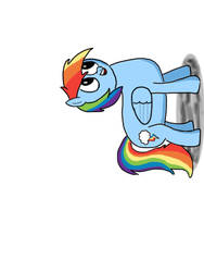 RainbowDash 2nd drawing #dawnsomewhere