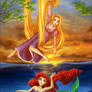 Rapunzel + Ariel