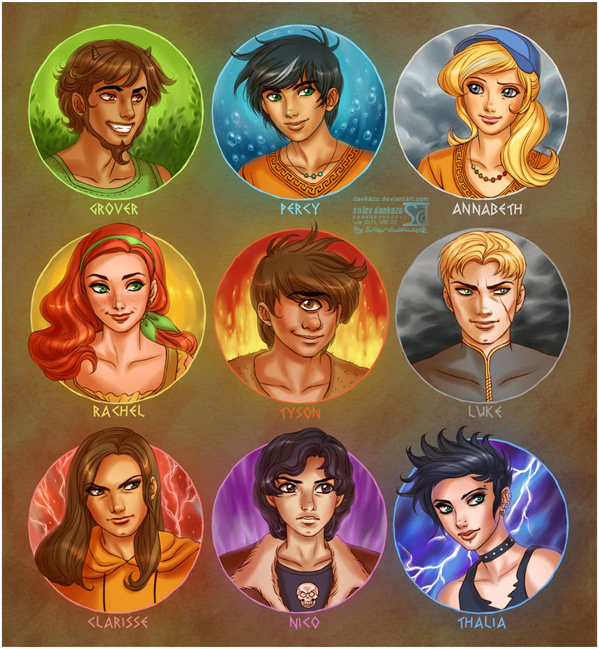 Percy Jackson CAST by daekazu on DeviantArt
