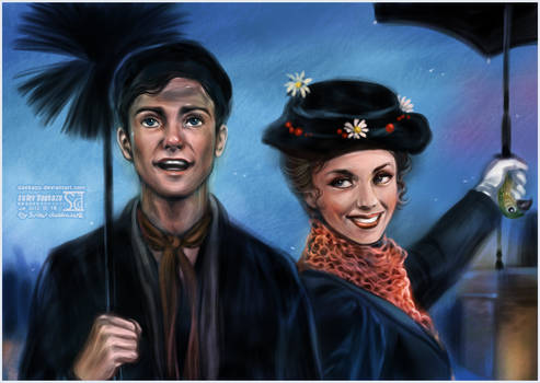 Bert and Mary Poppins