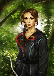 Hunger Games: Katniss by daekazu