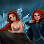 Ariel and Merida