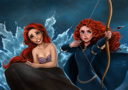 Ariel and Merida