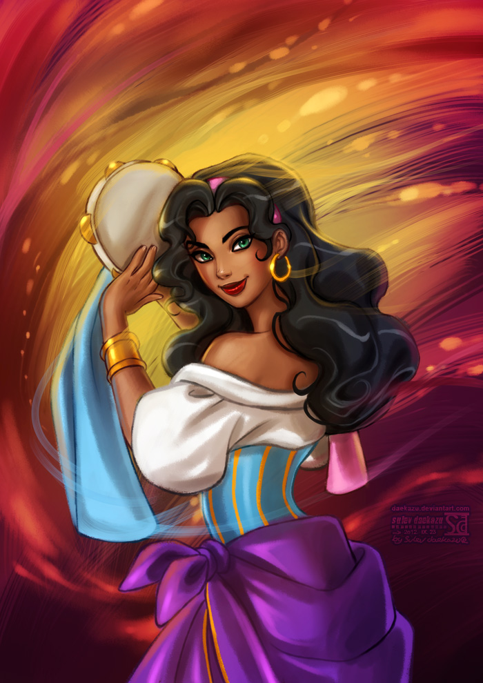 Hunchback of Notre-Dame: Esmeralda by daekazu on DeviantArt
