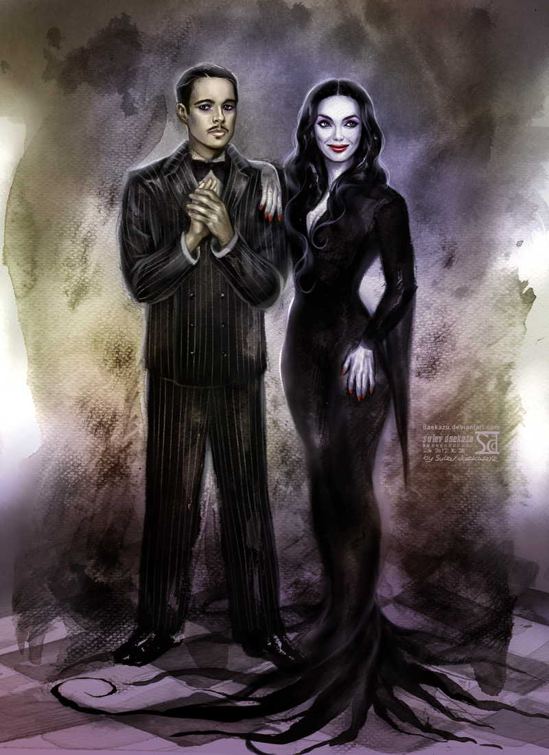 Gomez and Morticia Addams