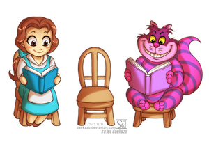 Belle and Cheshire Cat