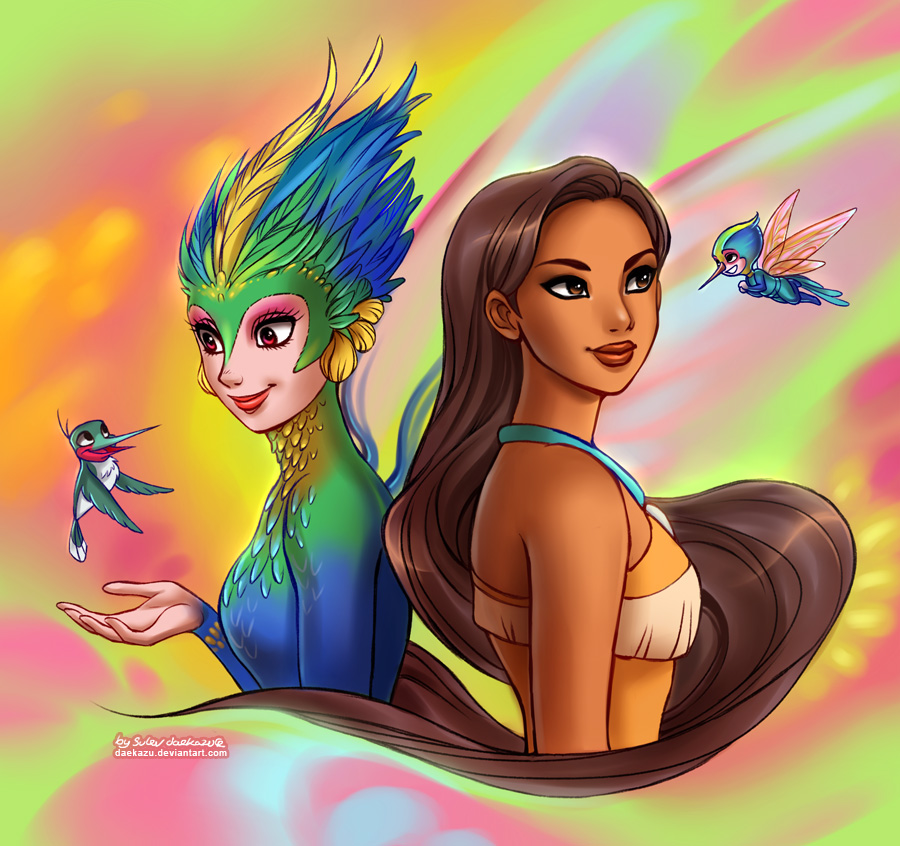 Toothiana and Pocahontas