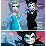 Elsa and Maleficent