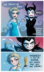 Elsa and Maleficent