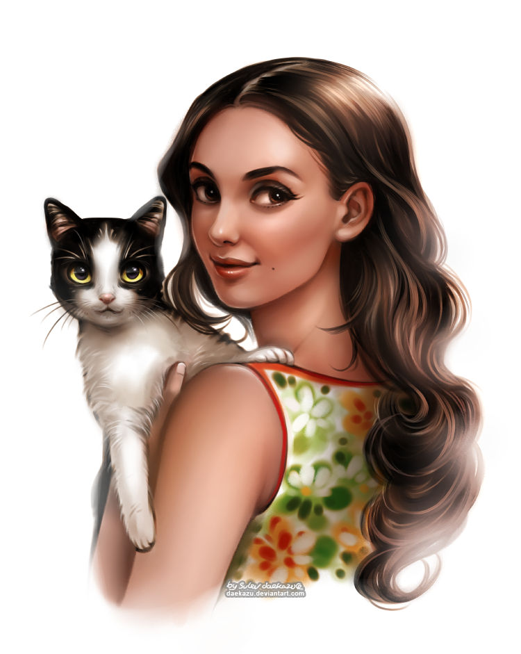 Картинка девушка с кошкой. Девушка кошка. Красивая девушка с кошкой. Девушка с кошкой арт. Девушка с кошкой рисунок.