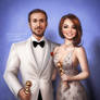 Golden Globes: Ryan Gosling and Emma Stone