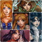 Sailor Moon Squad by daekazu