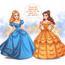Cinderella and Belle