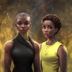Black Panther: Okoye + Nakia