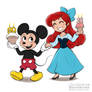 MIckey and Ariel