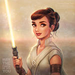 Star Wars: Audrey as Rey